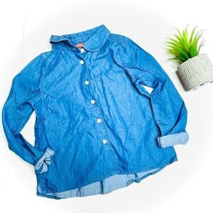 𝅺joe Fresh NWOT Chambray Button Down Toddler Shirt